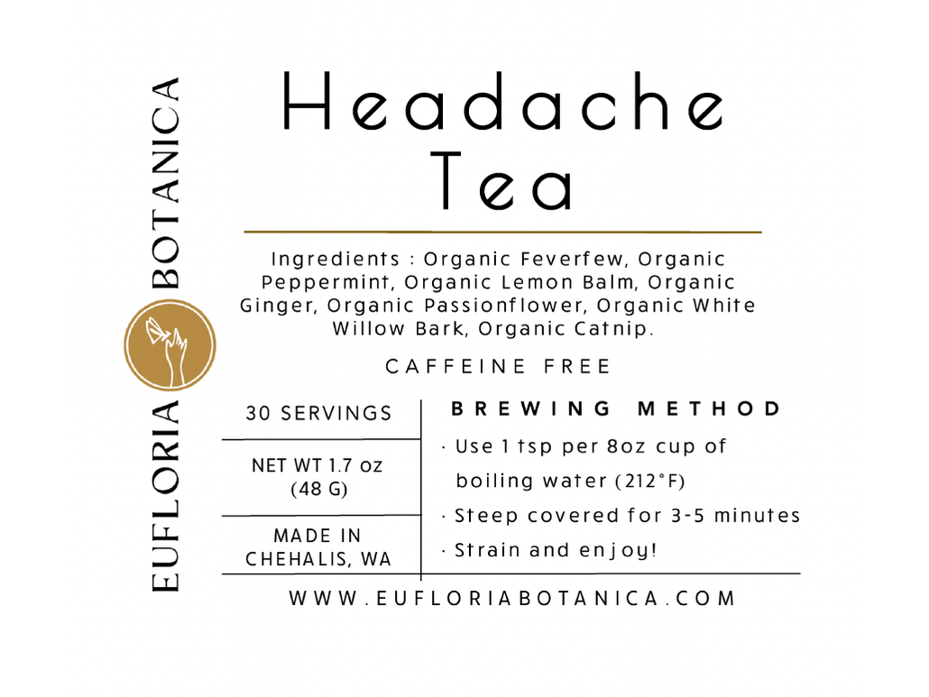 Headache Tea - Eufloria Botanica