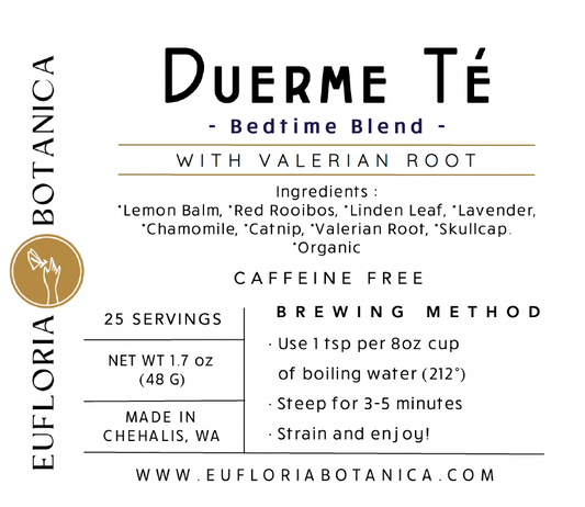 Duerme Té with Valerian Root